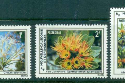 New Caledonia 1983 Flowers