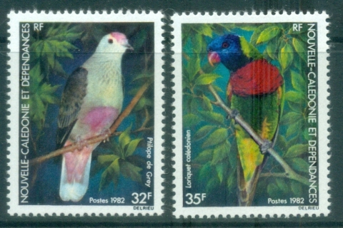 New Caledonia 1982 Birds