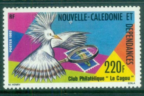 New Caledonia 1985 Birds, Cagou, Kagu