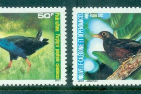 New Caledonia 1985 Birds