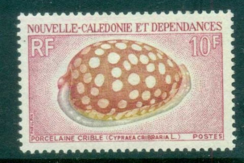 New Caledonia 1970 Shells, Cowrie 10fr