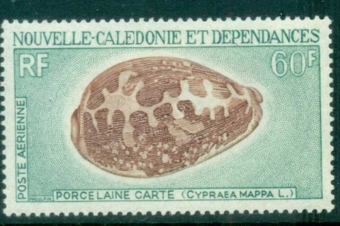 New Caledonia 1970 Shells, Cowrie 60fr