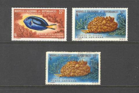 New Caledonia 1973 Noumea Aquarium Asst
