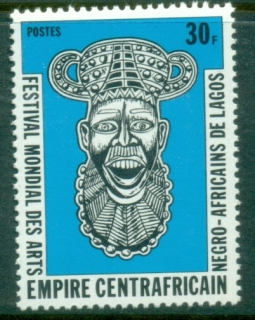 Central-African-Republic-1978-Festival-of-Black-African-Art-Lagos-30fr-MUH