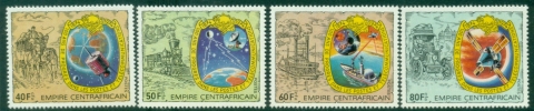 Central-African-Republic-1978-The-100th-Anniversary-of-Progress-in-the-Post-and-Telecommunications-no-airs-MUH