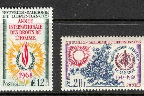 New Caledonia 1968 WHO 20th Anniversary & HR