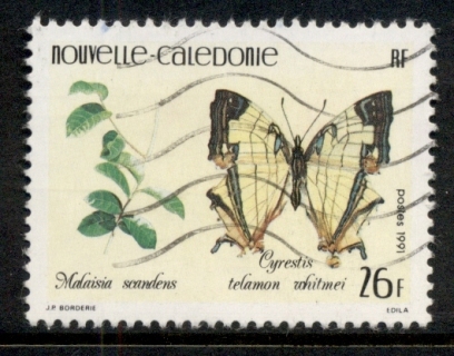 New Caledonia 1991 Insect Butterfly 26f