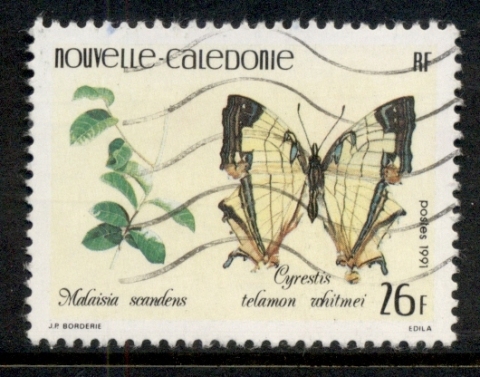 New Caledonia 1991 Insect Butterfly 26f