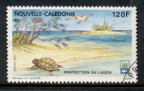 New Caledonia 1993 Lagoon Protection Turtle