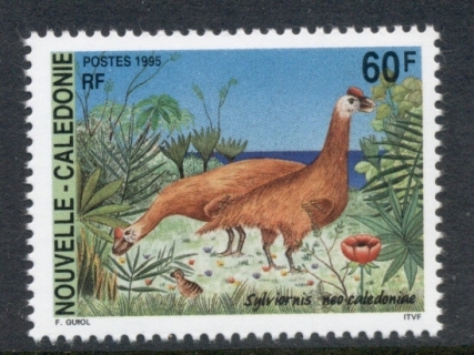 New Caledonia 1995 Prehistoric Animals, Fossil Bird