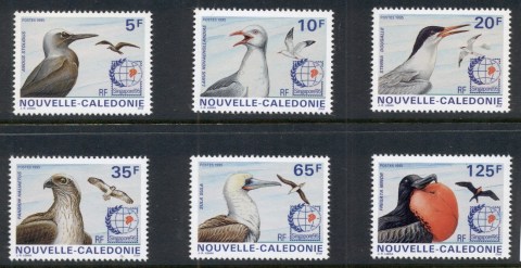 New Caledonia 1995 Seabirds, Singapore '95