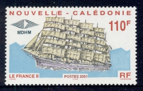 New Caledonia 2001 Sailing Ship France II