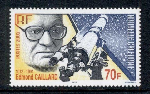 New Caledonia 2002 Edmond Caillard, Astronomer