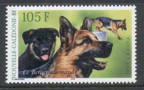 New Caledonia 2003 Dogs german Shepherd