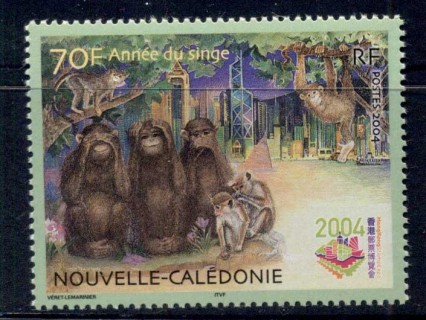 New Caledonia 2004 New Year of the Monkey