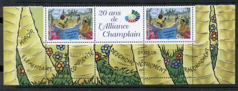 New Caledonia 2005 Francophone Week pr + label