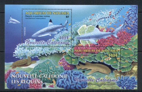 New Caledonia 2005 Marine Life Sharks MS