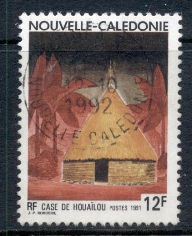 New Caledonia 1991 Native Huts 12f