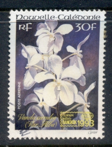 New Caledonia 1993 Flowers, Orchids 30f