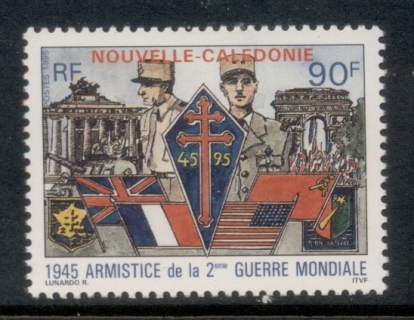 New Caledonia 1995 End of WWII 50th Anniv.