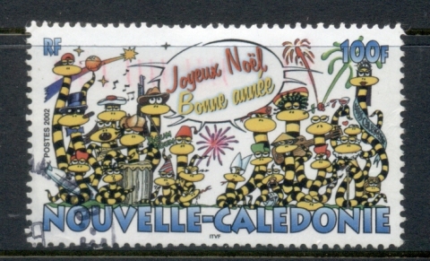 New Caledonia 2002 Greetings Xmas 10f