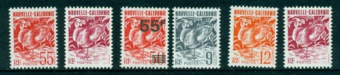 New Caledonia 1993-4 Kagu Asst.