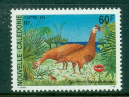 New Caledonia 1995 Fossil Bird