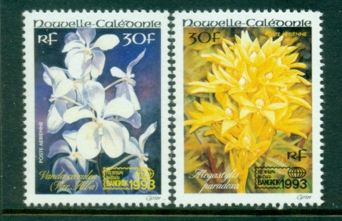 New Caledonia 1993 Flowers, Orchids, Bangkok '93