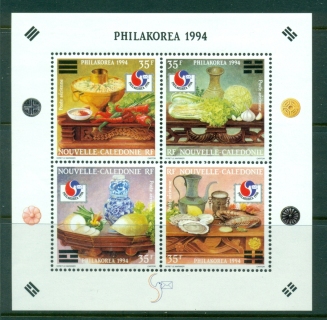 New Caledonia 1994 Korean Cuisins, Philakorea MS