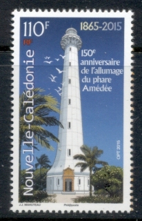 New Caledonia 2015 First Lighting of Amadee Lighthouse 150th Anniv.