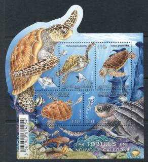 New Caledonia 2015 Marine Life Turtles MS