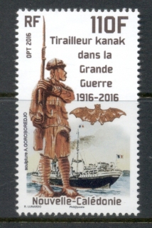 New Caledonia 2016 Kanak Rifleman of WWI