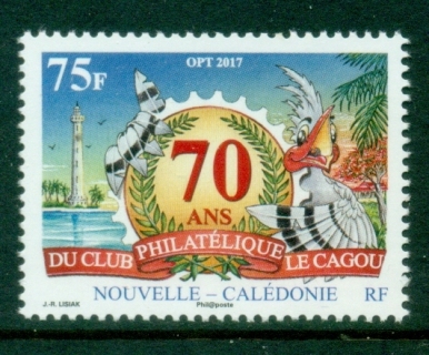 New Caledonia 2017 Le Cagou Philatelic Club