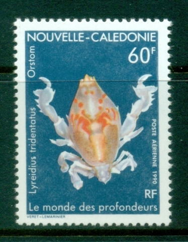 New Caledonia 1990 Marine Life Crustaceans 60f