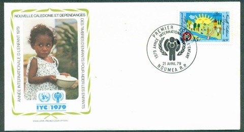 New-Caledonia-1979-IYC-International-Year-of-the-Child-FDC-lot32029