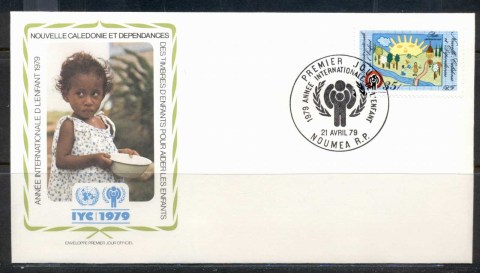 New-Caledonia-1979-IYC-International-year-of-the-Child-FDC