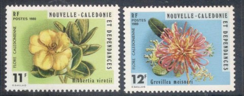 New-Caledonia-1980-Native-Flowers-MUH