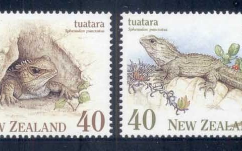 New Zealand 1991 WWF Tuatara, Reptile