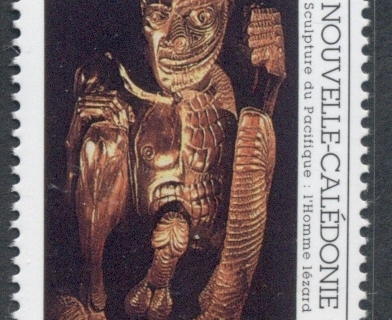 New Caledonia 1995 Sculpture, Lizard Man
