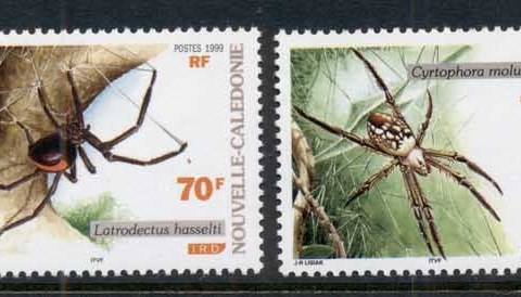 New Caledonia 1999 Insects Spiders