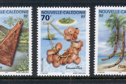 New Caledonia 1999 Traditional Musical Instruments