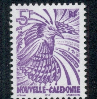 New Caledonia 2001 Bird, Kagu 5f