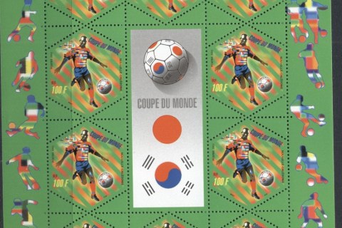 New Caledonia 2002 World Cup Soccer Japan & Korea sheetlet
