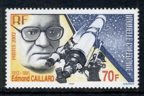 New Caledonia 2002 Edmond Caillard, Astronomer