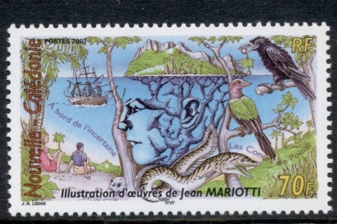 New Caledonia 2002 Book Illustration, birds