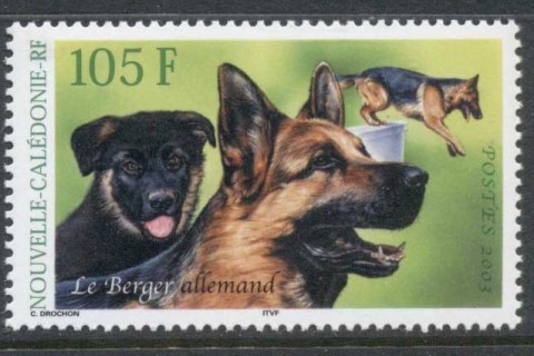 New Caledonia 2003 Dogs german Shepherd