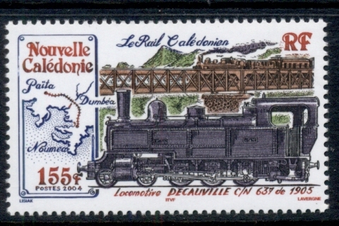 New Caledonia 2004 Railroads, Trains