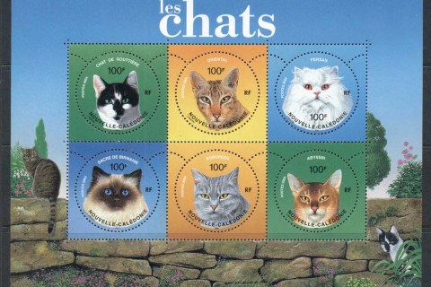 New Caledonia 2004 Cats MS