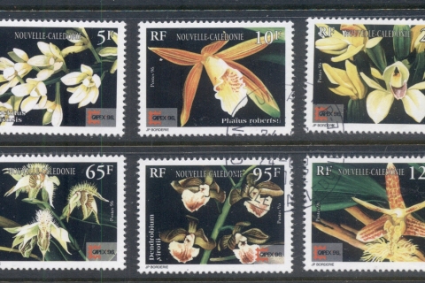 New Caledonia 1996 CAPEX Flowers, Orchids