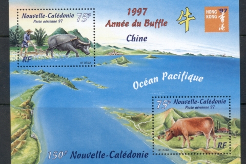 New Caledonia 1997 New year of the Buffalo MS